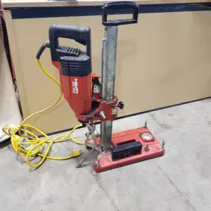 Hilti Coredrill on Vacuum Stand