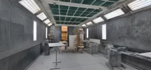 Closed Paint Booth