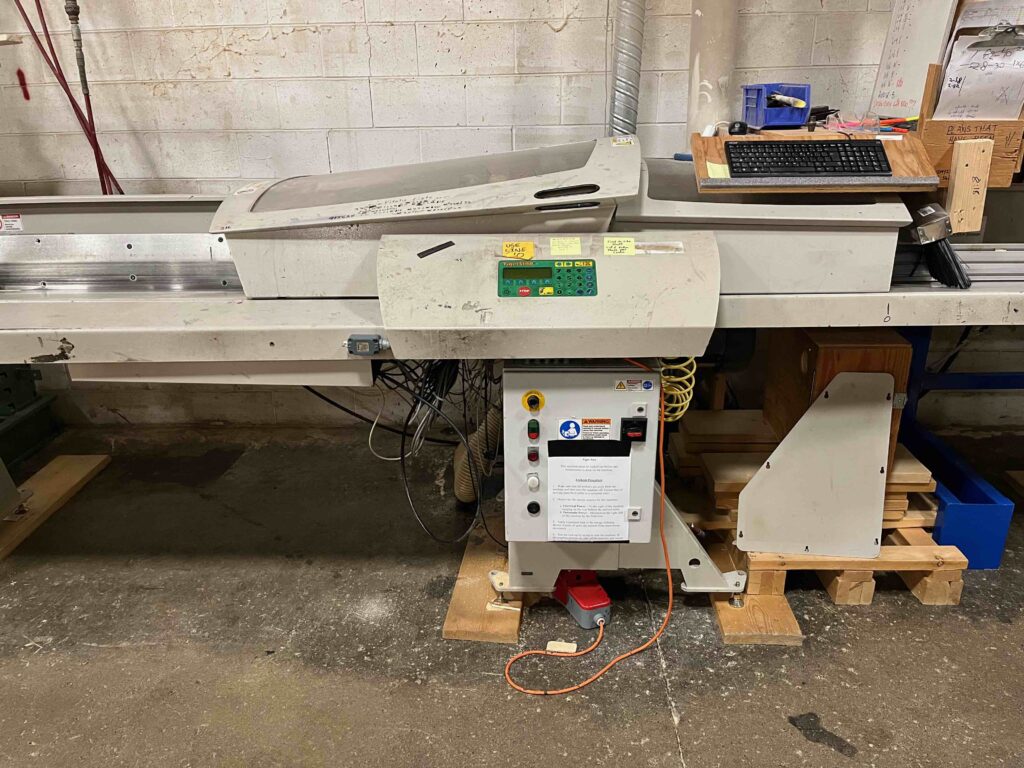 Used Tiger Stop Programmable Upcut Saw